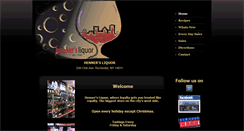 Desktop Screenshot of hennersliquor.com